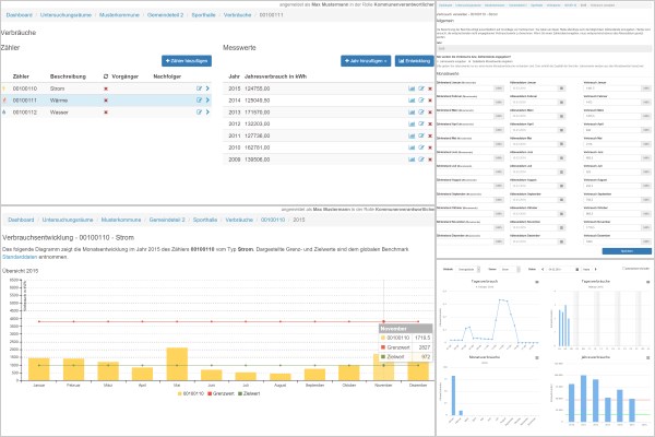 Pflege von Verbräuchen, optionale telemetrische Datenerfassung